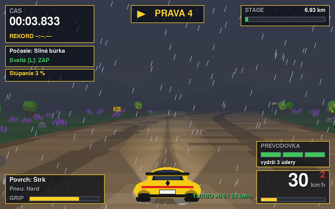 Renault Mégane v Nantes počas búrky