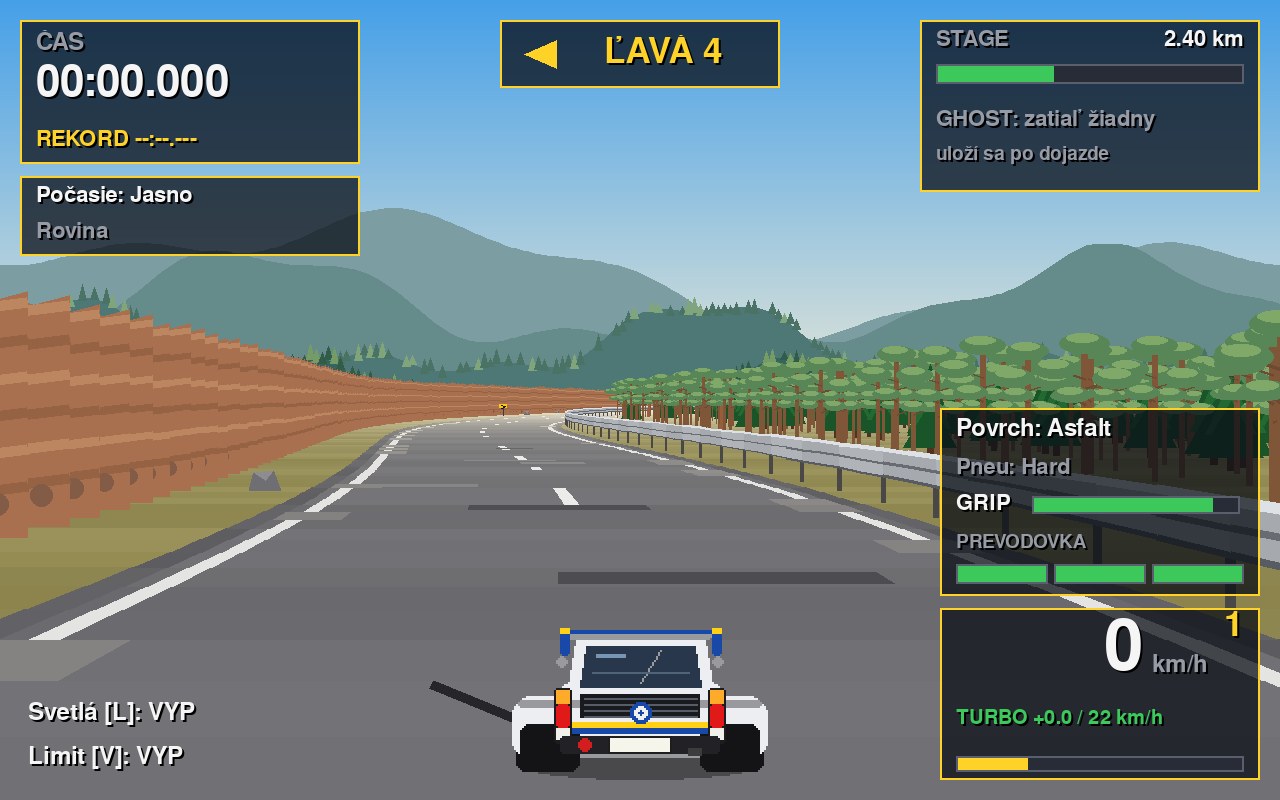 Peugeot 205 Turbo 16 v Paphose pri skalnom zárezi a zvodidle